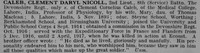 Caleb C D N 2nd Lt 8th Devonshire Regiment