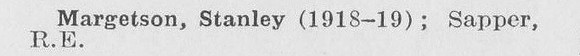 Margetson S Sapper Royal Engineers (LCC Woolwich Ferry And Tunnel)
