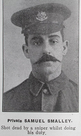 Smalley S Pte 15544 8th South Lancashire Regiment