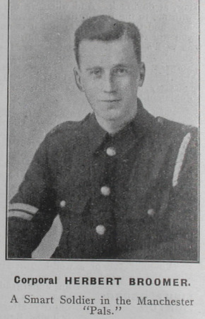 Broomer H Cpl 6843 Manchester Regiment