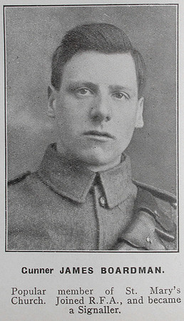 Boardman J Gnr Royal Field Artillery