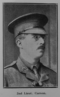 Carson T W 2nd Lt 6th West Riding Regiment