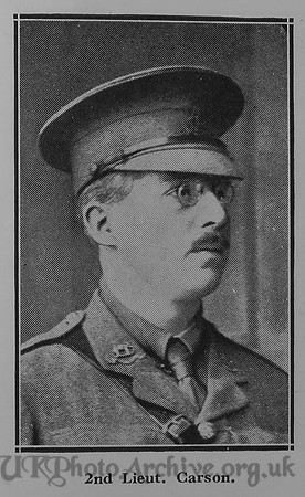 Carson T W 2nd Lt 6th West Riding Regiment
