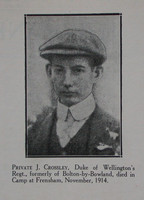 Crossley J Pte 10th West Riding Regt Craven Roll Of Honour