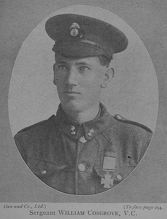 Cosgrove W Sergt VC 1st Royal Munster Fusiliers Irish Heroes In The War - F. Lavery 1917