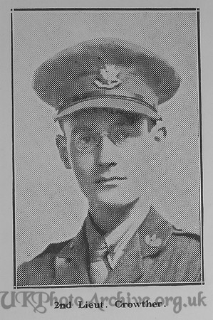 Crowther N 2nd Lt Cheshire Regiment