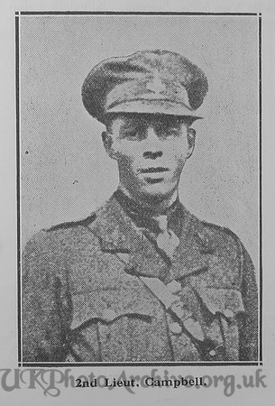 Campbell J G 2nd Lt West Yorkshire Regiment