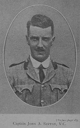 Sinton J A Captain VC Indian Medical Service Irish Heroes In The War - F. Lavery 1917