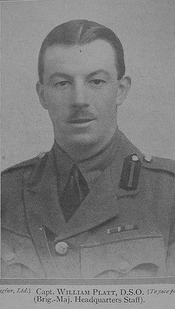 Platt W Captain DSO Northumberland Fusiliers Irish Heroes In The War - F. Lavery 1917