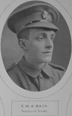 Back E W A Rfn R15680 10th King's Royal Rifle Corps Lloyds Bank Memorial Album