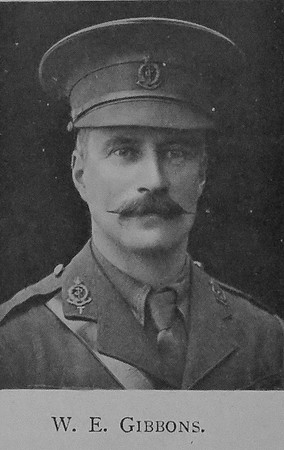 Gibbons W E Captain Royal Army Medical Corps