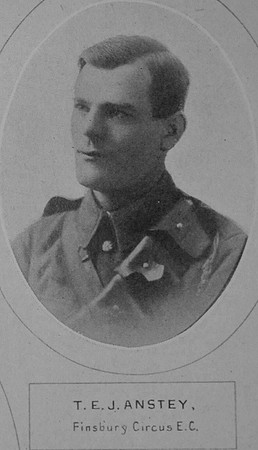 Anstey T E J Cpl 1613 City of London Yeomanry (Rough Riders) Lloyds Bank Memorial Album