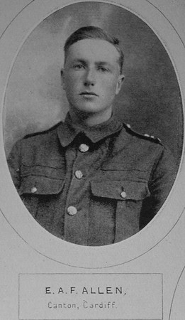 Allen E A F Pte 10th Royal Fusiliers Lloyds Bank Memorial Album