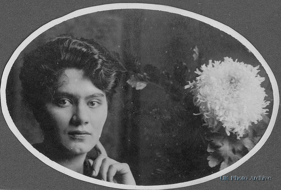 With A Flower