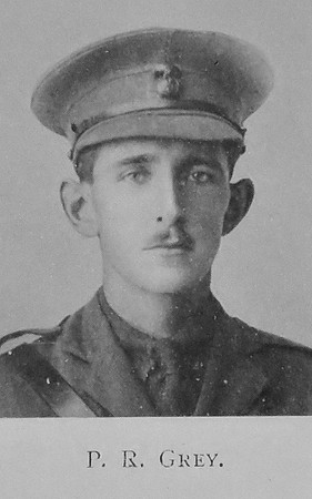 Grey P R 2nd Lt 8th Northumberland Fusiliers