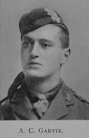 Garvie A C 2nd Lt 6th Black Watch