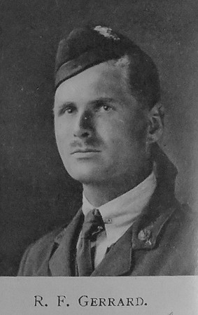 Gerrard R F Captain 4th Royal Scots Attd 6th Gloucestershire Regiment