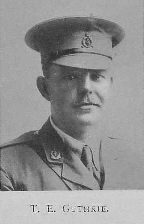 Guthrie T E Captain New Zealand Medical Corps