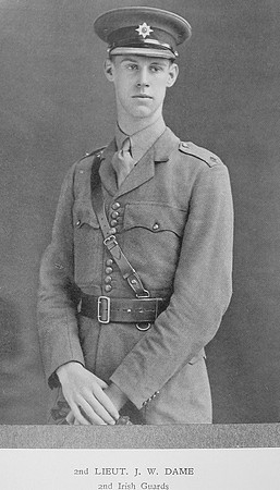 Dame J W 2d Lt 2nd Irish Guards Downside In The War