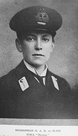 De Bless G A H Midshipman HMS Revenge Downside In The War