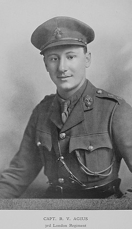 Agius R V Captain 3rd London Regiment Downside In The War