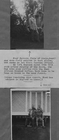 Jarrett F 1st Class WO East African Mounted Rifles