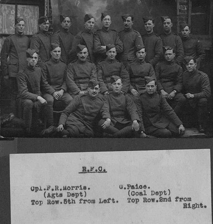Morris F R Cpl Paice G Airman Royal Flying Corps