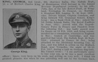 King G 2nd Lt 9th Suffolk Regiment Obit Part 1 De Ruvignys Roll Of Honour Vol 3