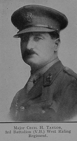 Taylor C H Major 3rd West Riding Regiment
