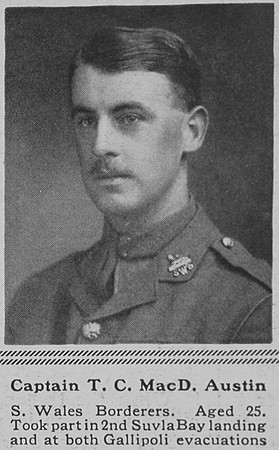 Austin T C M Captain 4th SWB The Sphere 27th May 1916