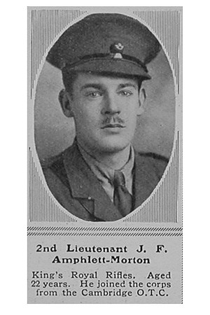 Amphlett-Morton J F 2nd Lt Kings Royal Rifle Corps-1