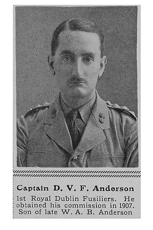 Anderson D V F Captain 1st Royal Dublin Fusiliers The Sphere 11th Sep 1915