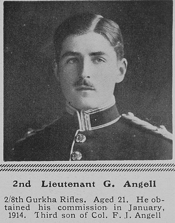 Angell G 2nd Lt Indian Army The Sphere 10th Jul 1915
