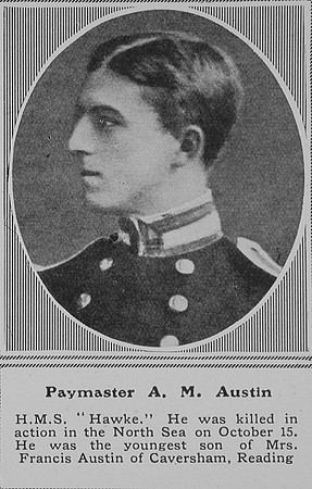 Austin A M Paymaster HMS Hawke Royal Navy The Sphere 12th Dec 1914