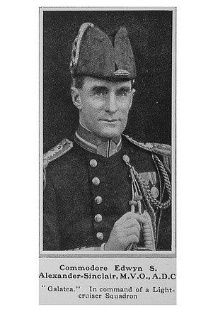Alexander-Sinclair E S Comm MVO ADC HMS Galatea Royal Navy The Sphere 15th July 1915-1