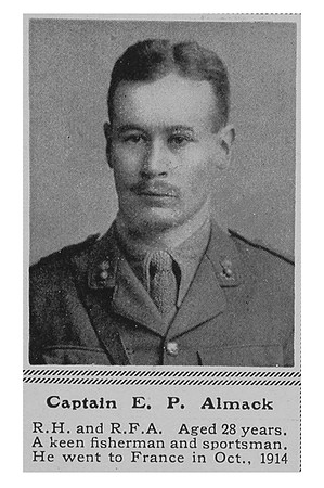 Almack E P Captain RHA The Sphere 4th Mar 1916