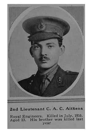 Aitkens C A C Lt Royal Engineers The Sphere