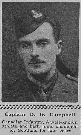 Campbell D G Captain 16th CEF THe Sphere 2nd Jun 1917