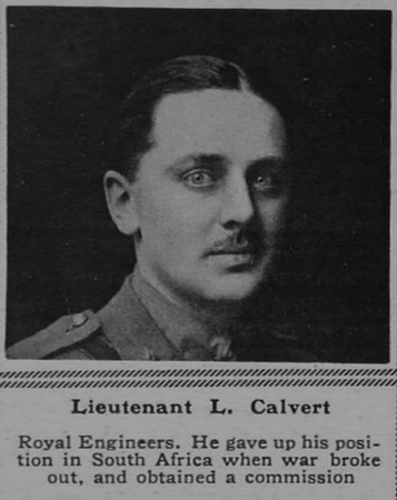 Calvert L Lt Royal Engineers The Sphere 3rd Mar 1917