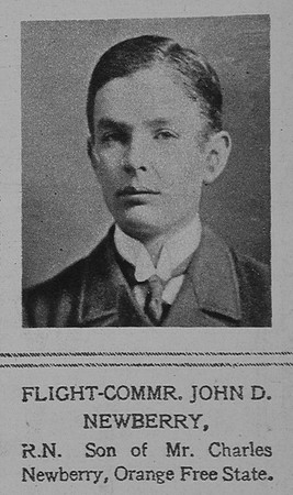 Newberry J D Flt Comm Royal Naval Air Service The Illustrated London News 27th Oct 1917