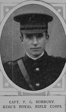 Norbury F C Captain Kings Royal Rifle Corps The Illustrated London News 20th Feb 1915