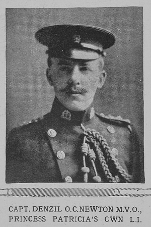 Newton D O C Captain MVO Princess Patricias Canadian Light Infantry The Illustrated London News 23rd Jan 1915