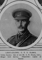 Elmslie G E D Lt Col Indian Army The Illustrated London News 14th Jul 1917