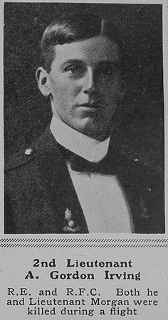 Gordon-Irving A 2nd Lt Royal Flying Corps The Sphere 1st May 1915