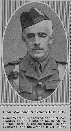 Grant-Duff A Lt Col CB Black Watch The Sphere 10th Oct 1914