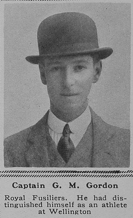 Gordon G M Captain Royal Fusiliers The Sphere 4th Aug 1917