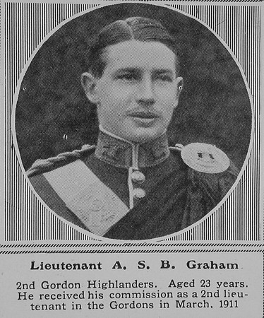 Graham A S B Lt 2nd Gordon Highlanders The Sphere 12th Dec 1914