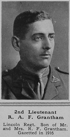 Grantham R A F 2nd Lt 2nd Lincolnshire Regt The Sphere 28th Apr 1917