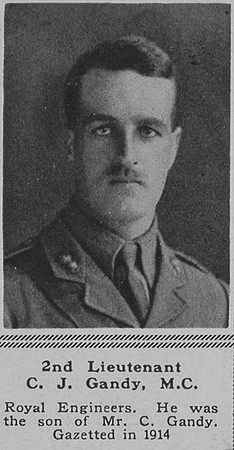 Gandy C J 2nd Lt RE The Sphere 15th Sep 1917