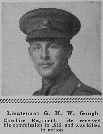 Gough G H W Lt Cheshire Regt The Sphere 9th Mar 1918